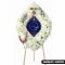 พวงหรีดกระดานดอกไม้สด พชรมาลา โทนสีขาวล้วน (LWD06)