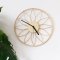 นาฬิกาแขวนติดผนังรูปดอกไม้ FLOWER TIME MINIMAL CLOCK (JAPAN) OAK