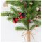 ต้นคริสมาสต์แบบติดผนังพร้อมของตกแต่ง + ไฟประดับ ขนาด 73 cm.
