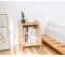 ตู้ใส่หนังสือข้างเตียงแบบ 2 ชั้นงานไม้สน Mini Eco Pile Wood Korea