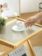 โต๊ะวางในบ้านอเนกประสงค์ สไตล์ Modern Korea วัสดุไม้ + หวาย หน้าบานกระจกรุ่น Ri Eun Sun (Korea))