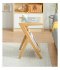 โต๊ะวางในบ้านอเนกประสงค์ สไตล์ Modern Korea วัสดุไม้ + หวาย หน้าบานกระจกรุ่น Ri Eun Sun (Korea))