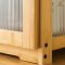 ตู้โชว์ใส่ของวางตั้งโต๊ะแบบ 2 ชั้น สไตลล์มูจิ กระจกบานเปิด วัสดุไม้ไผ่ญี่ปุ่น รุ่น SATAKA