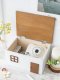 กล่องไม้เก็บของ,กล่องไม้ใส่ของมินิมอล กล่องใส่ของMinimal งานไม้สน รูปบ้าน HOMETOWN WOOD STORAGE