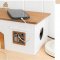 กล่องเก็บปลั๊กไฟ กล่องเก็บสายไฟ กล่องเก็บ Android Box กล่องไม้รูปทรงบ้าน รุ่น HI HOME NORDIC WOOD BOX MINIMAL (ใบใหญ่)
