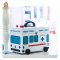 กล่องใส่ยา กล่องเก็บยา กล่องปฐมพยาบาล วัสดุไม้รูปรถพยาบาล Ambulance Cure Mate