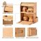 ตู้ไม้ใส่ เบเกอรี่,ขนมปัง,สแน็ค,และเครื่องปรุงในห้องครัว รุ่น Bamboo 2 Stack Cupboard