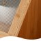 ตู้เก็บของแก้วกาแฟ,อเนกประสงค์ตั้งโต๊ะ ไม้ไผ่ญี่ปุ่นบานเปิดกระจกลอน 2 บาน รุ่น Rikumi