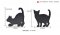 ที่วางยากันยุงแบบขดรูปเงาแมว SHADOW CAT JAPAN HOLDER