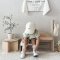 เก้าอี้สตูลเปลี่ยนรองเท้าเด็ก_รูปทรงบ้าน มัลติฟังก์ชัน สำหรับจัดมุม Self_Care ในห้องเด็ก สไตล์ นอร์ดิก มอนเตสซอรี่