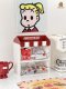 ชั้นเก็บแคปซูลกาแฟ,กาแฟซอง,อุปกรณ์ชงกาแฟแบบ 4 ลิ้นชักอิสระ Storage Box รุ่น Usui