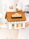 กล่องทิชชู่บ้านไม้ My Cozy Nest สไตล์มินิมอล นอร์ดิก ของแต่งบ้านรูปบ้าน ขนมปัง เบเกอรี่ กล่องใส่กระดาษทิชชู่แบบตั้งโต๊ะ ฝาเปิดแม่เหล็ก เติมกระดาษง่าย