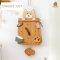 นาฬิกาแขวนติดผนังแบบลูกตุ้มแกว่งลายแมวและร้านขนมปัง Bakery Cat
