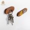 ที่แขวนกุญแจไม้ติดผนัง แบบแม่เหล็ก รุ่น Minimal Magnet Wood Keychain Rack (ไม้สน,ไม้วอลนัท)