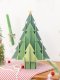 ต้นคริสมาสต์แบบตั้งโต๊ะ 3D Dimension Nordic X'mas Tree พร้อมของตกแต่ง ขนาดความสูง 31 cm.