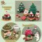 เซ็ตของตกแต่งบ้านสไตลล์ ZAKKA THEME X'mas ตุ๊กตาเรซิ่นรูปสัตว์และซานต้าครอส เซ็ต 15 ตัว รุ่น X'mas Camping Relax