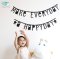Happy Journey - DIY Banner ( Black )