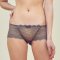 Grey Color Boyshorts Lace Hips Up Panty (Made in Korea)