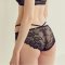 Black/Nude Color Strappy Lace Panty (Made in Korea)