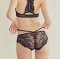 Black/Nude Color Strappy Lace Panty (Made in Korea)