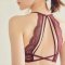 Burgundy Color Lace Details Push Up Bra (Made in Korea)