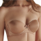 Beige Color Strapless Push-up Bra (Made in Korea)