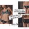 Khaki Leopard Lace Trim Briefs