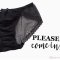 Black Pleat Brief