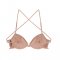Backless Front closure Push Up Bra (Beige)