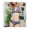 Blue Closure Lace Bralette (Made in Korea)