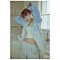 Blue Cotton Strips Pajamas Set (Made in Korea)