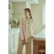 Yellow Cotton Strips Pajamas Set (Made in Korea)
