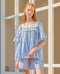 เซตชุดนอน รุ่นBlue Floral Cotton Print Sleepwear Set