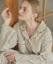 Cotton Vintage Beige Florals PJ Set