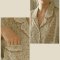 Cotton Vintage Beige Florals PJ Set