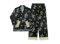 Lace Sleeves Detail Silky Pajamas Set