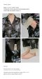 Lace Sleeves Detail Silky Pajamas Set