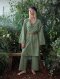 Olive Cotton Nightgown Knee Length