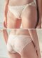 Cream Lace Trim Briefs