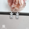 Diamond stud earrings