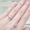 แหวนหมั้นแหวนแต่งงานเพชรชู