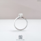 R8736 solitaire engagement ring White gold 18k