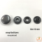 Smoked Black Snap Buttons