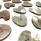Heart Brown Pearl Buttons 25 mm.