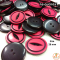 Fish Eye Buttons in Red