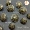 Gold Vintage Buttons 20mm