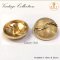 Vintage shiny gold buttons