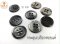 Black MOP Buttons 15 mm
