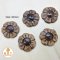 Floral Coconut Buttons CC10