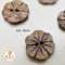 Floral Coconut Buttons CC1 